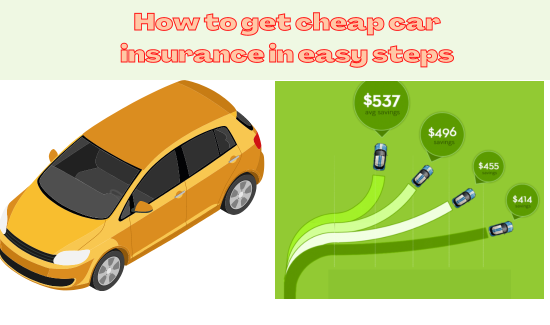  How to get cheap auto insurance 