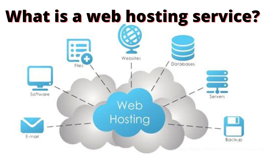 What is a web hosting service