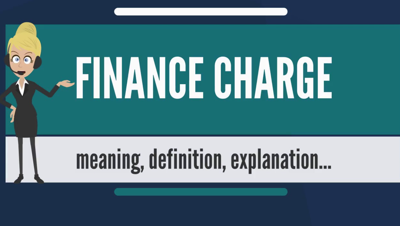 What is a finance charge